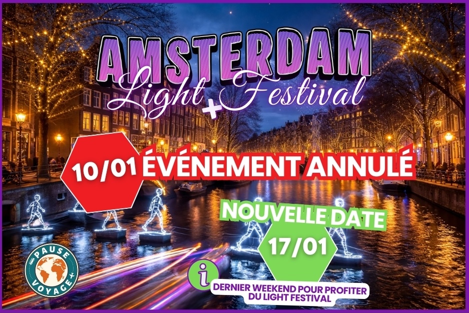 Amsterdam - Soldes d'hiver & Light Festival - Samedi 17 Janvier 2026