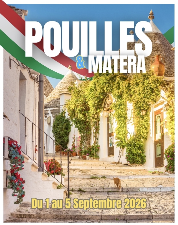 Les Pouilles - 01/09/2026 au 05/09/2026 ( 2 ème date )