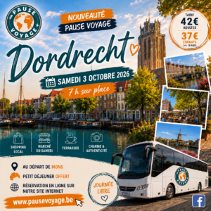 DORDTRECHT -  Samedi 3 octobre 2026