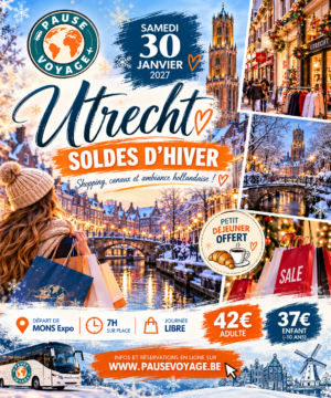 Utrecht - Samedi 30 janvier 2027 - Soldes d'hiver