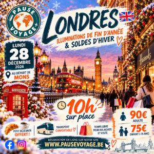 LONDRES - Journée libre - Lundi 28 décembre