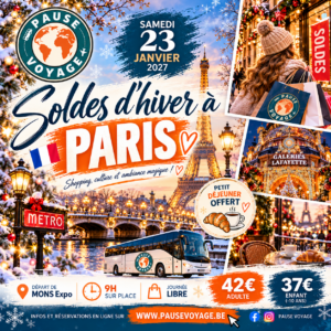 Paris - Soldes d'hiver - Samedi 23 Janvier 2027.